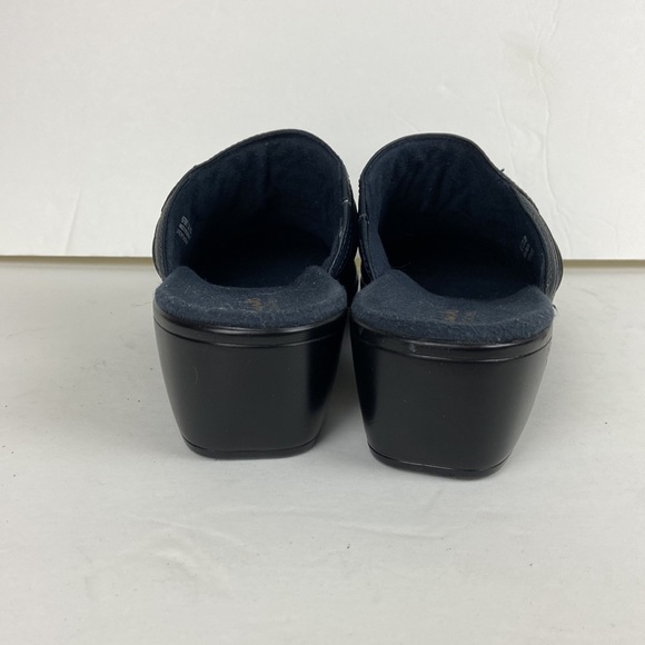 Clarks Black Bendable’s Mules Size 10M - Picture 4 of 8